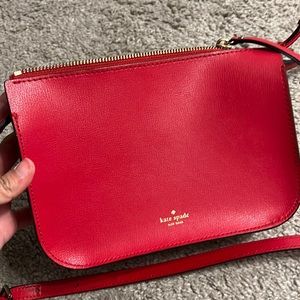Red Kate spade crossbody